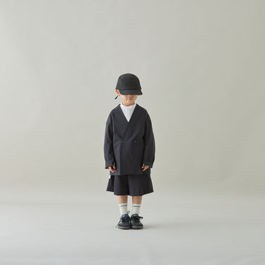 ★2026SS★MOUN TEN. マウンテン stretch nylon half pants (recycle) black MP55C-1903