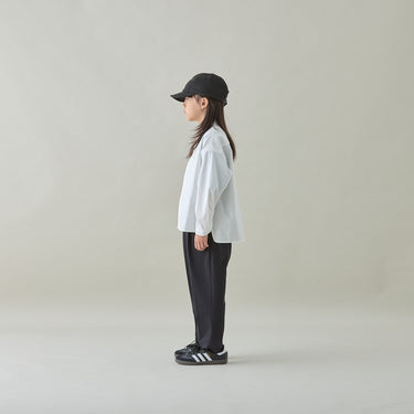 ★2026SS★MOUN TEN. マウンテン stretch nylon 1tuck pants (recycle) black MP56-1902