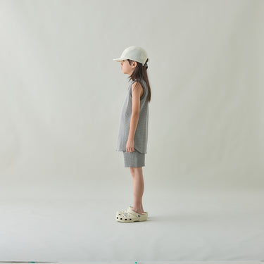 ★入荷済み★2026SS★MOUN TEN. マウンテン bicolor waffle shorts gray x charcoal MP74-1946