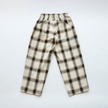 ★入荷済み★2026AW★MOUN TEN. マウンテン ombre check loose pants (organic cotton) sand MP99-1922