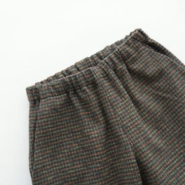★入荷済み★2026AW★MOUN TEN. マウンテン cotton tweed loose pants khaki check MP99-2023
