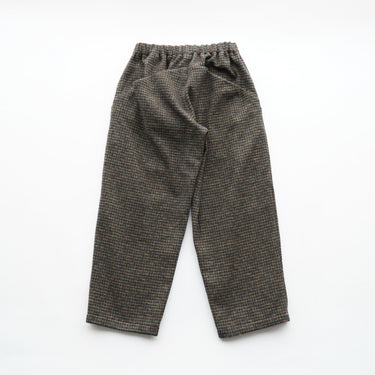 ★入荷済み★2026AW★MOUN TEN. マウンテン cotton tweed loose pants khaki check MP99-2023