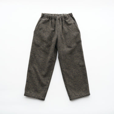 ★入荷済み★2026AW★MOUN TEN. マウンテン cotton tweed loose pants khaki check MP99-2023
