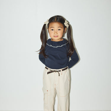★EVERGREEN★2025AW★Misha & Puff ミーシャアンドパフ Paloma Top Carbon K3112E01-430