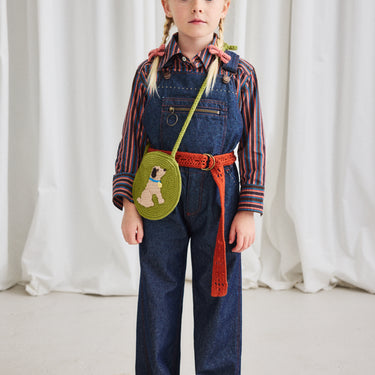 ★DROP1★2025AW★Misha & Puff ミーシャアンドパフ Pup Circle Bag Matcha K1182F25-346-OSS