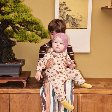 ★DROP1★2026AW★Misha & Puff ミーシャアンドパフ BABY BEACHWALK BONNET ANTIQUE ROSE B1257F26-670