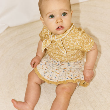 ★DROP1★2026SS★Misha & Puff ミーシャアンドパフ BABY SKATING POND SKIRT SEASHORE CONFETTI B1353S26-A08