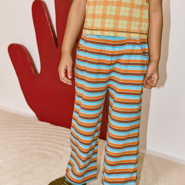 ★DROP1★2026SS★Misha & Puff ミーシャアンドパフ BEACH PANT BRIGHT SKY AVENUE STRIPE K3104S26-0BD