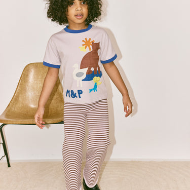 ★DROP2★2026SS★Misha & Puff ミーシャアンドパフ FARM APPLIQUE TEE MIST K3188S26-A02