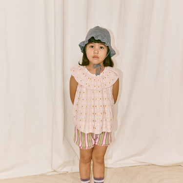★DROP2★2026SS★Misha & Puff ミーシャアンドパフ BUBBLE SHORT AURA VAQUERO STRIPE K3027S26-0C3