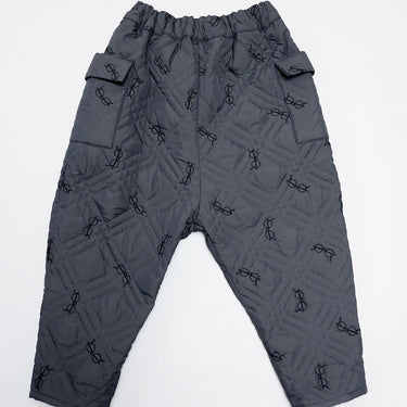 ★入荷済み★2025AW★michirico ミチリコ Quilting pants チャコール MR25AW-26(adult)