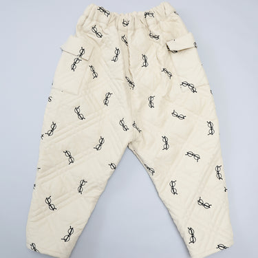 ★入荷済み★2025AW★michirico ミチリコ Quilting pants アイボリー MR25AW-26(adult)
