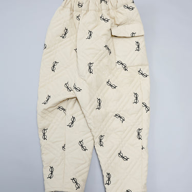 ★入荷済み★2025AW★michirico ミチリコ Quilting pants アイボリー MR25AW-26(adult)