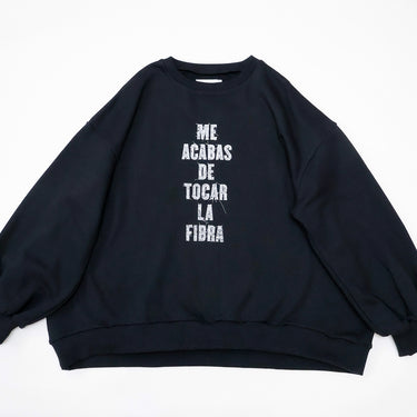 ★2026AW★michirico ミチリコ Fake embroidery pullover ブラック MR26AW-17(adult)