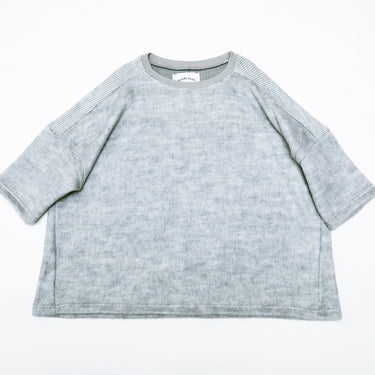 ★2026AW★michirico ミチリコ Switching rib T 杢グレー MR26AW-19(adult)