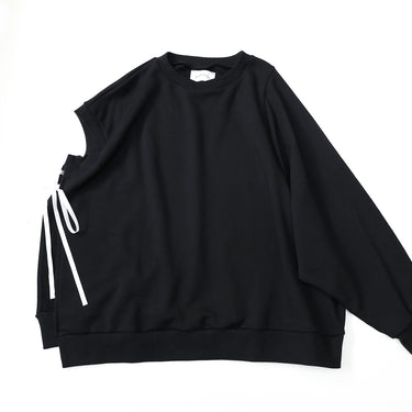 ★2026AW★michirico ミチリコ One sleeve pullover ブラック MR26AW-22(adult)