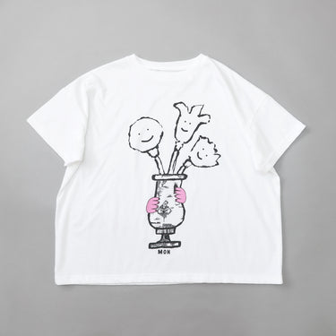 ★入荷済み★2026SS★michirico ミチリコ Flower vase T ホワイト MR26SS-01(adult)