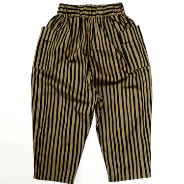 ★入荷済み★2026SS★michirico ミチリコ Hand stripes sarouel pants ブラック＆オリーブ MR26SS-25(kids/adult)