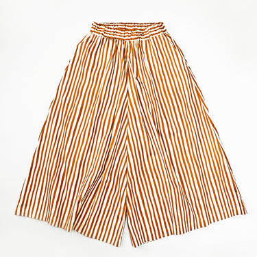 ★入荷済み★2026SS★michirico ミチリコ Hand stripes wide pants モカ＆ベージュ MR26SS-26(adult)