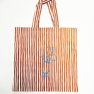 ★入荷済み★2026SS★michirico ミチリコ Hand stripes Big bag モカ&ベージュ MR26SS-28