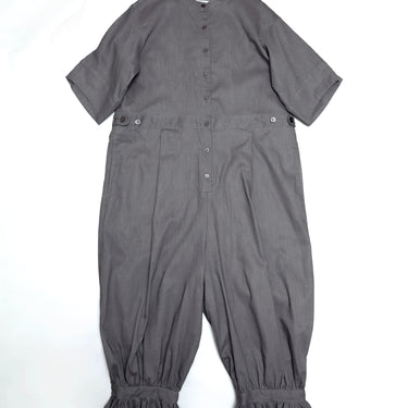 ★入荷済み★2026SS★michirico ミチリコ Linen jumpsuit ディムグレー MR26SS-30(adult)