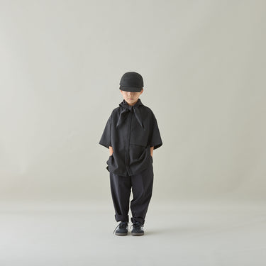 ★入荷済み★2026SS★MOUN TEN. マウンテン air sucker s/s shirt black MS19-1936