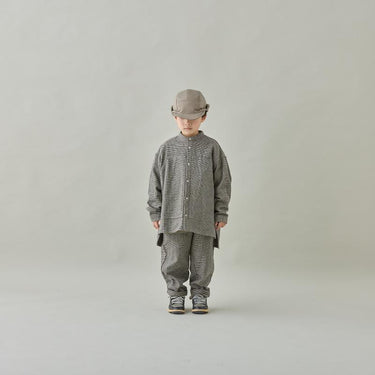 ★入荷済み★2025AW★MOUN TEN. マウンテン cotton tweed pocket shirt sand x bk MS29-1815