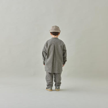 ★入荷済み★2025AW★MOUN TEN. マウンテン cotton tweed pocket shirt sand x bk MS29-1815