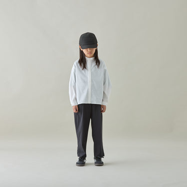★2026SS★MOUN TEN. マウンテン stretch typewriter bandcollar shirt white MS40-1906
