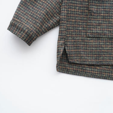 ★入荷済み★2026AW★MOUN TEN. マウンテン cotton tweed pocket shirt khaki check MS44-2022