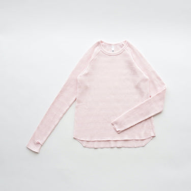 ★入荷済み★2026AW★MOUN TEN. マウンテン zigzag rib longsleeve baby pink MT117-2003
