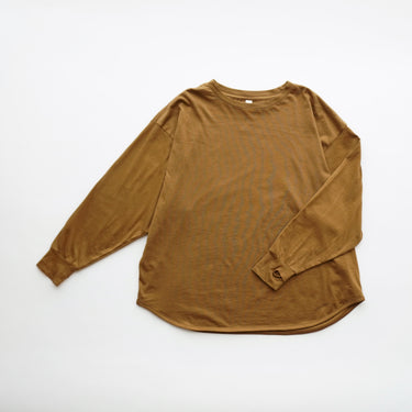 ★入荷済み★2026AW★MOUN TEN. マウンテン premium cotton relax longsleeve coyote MT119-2006