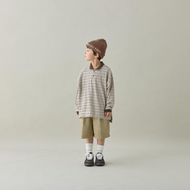 ★入荷済み★2026AW★MOUN TEN. マウンテン vintage border polo sand MT121-2002