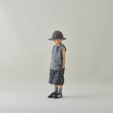 ★入荷済み★2026SS★MOUN TEN. マウンテン rib tanktop (organic cotton) charcoal MT48-1912