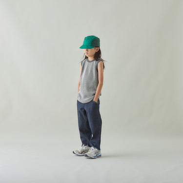 ★入荷済み★2026SS★MOUN TEN. マウンテン bicolor waffle tanktop gray x charcoal MT48-1945