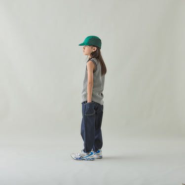 ★入荷済み★2026SS★MOUN TEN. マウンテン bicolor waffle tanktop gray x charcoal MT48-1945
