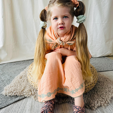 ★2025SS★MABLI マブリ MALI SCRUNCHIES X 2 SOFT MINT MAB634