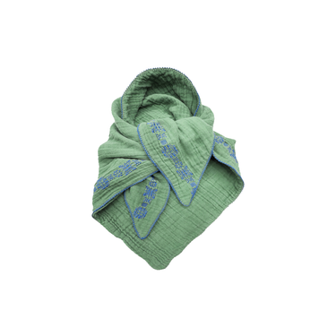 ★2025SS★MABLI マブリ FOLK SCARF LAUREL MAB658