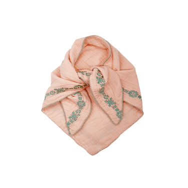★2025SS★MABLI マブリ FOLK SCARF PEACHY MAB658