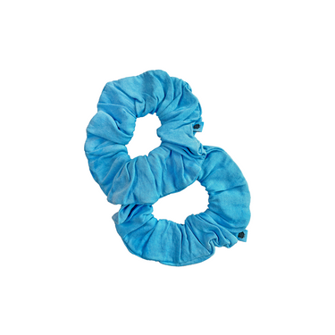 ★2025SS★MABLI マブリ MALI SCRUNCHIES X 2 CERULEAN BLUE MAB634