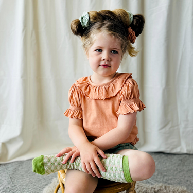 ★2025SS★MABLI マブリ MALI SCRUNCHIES X 2 SOFT MINT MAB634