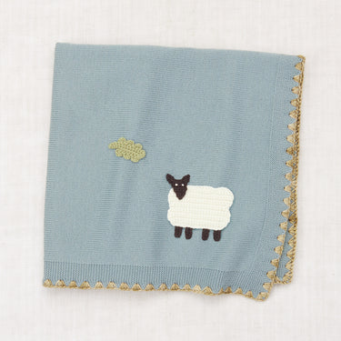 ★DROP1★2025AW★Misha & Puff ミーシャアンドパフ Baby Meadow Blanket Overcast B1215F25-443-OSS