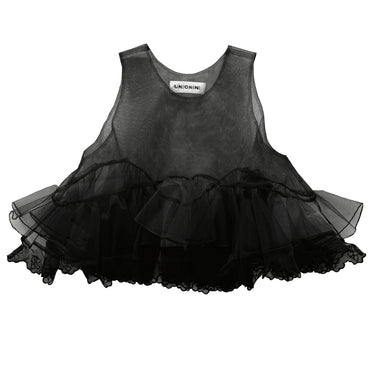 ★入荷済み★2026SS★UNIONINI ユニオニーニ teddybear lace tulle one piece black OP-098