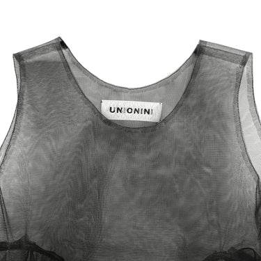 ★入荷済み★2026SS★UNIONINI ユニオニーニ teddybear lace tulle one piece black OP-098