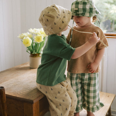organic zoo オーガニックズー Dill Gingham Bucket Sun Hat 18BHDGH