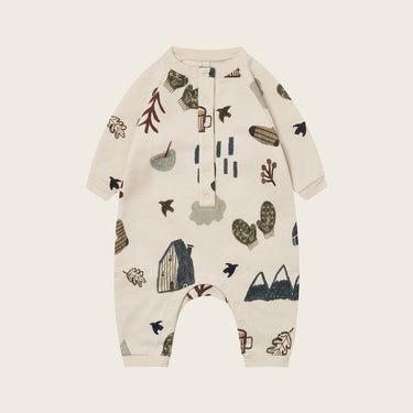 organic zoo オーガニックズー Cosy  Wild  Onesie Undyed 17CWILDSIE