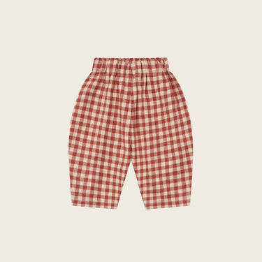 organic zoo オーガニックズー Paprika Gingham Carrot Pants 17PKGHCP