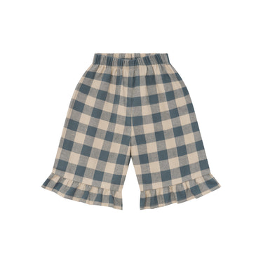 organic zoo オーガニックズー Fog Blue Gingham Frill Culottes 19FGHFC