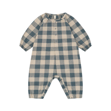 organic zoo オーガニックズー Fog Blue Gingham  Onesie 19FGHSIE