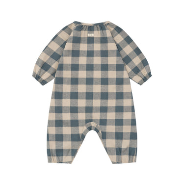 organic zoo オーガニックズー Fog Blue Gingham  Onesie 19FGHSIE
